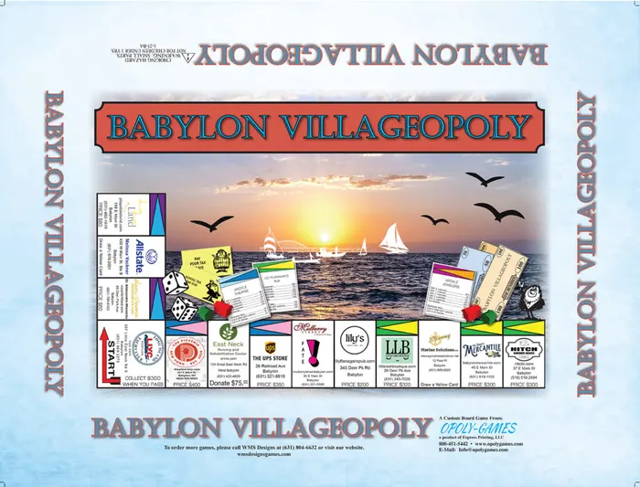 Babylon Villageopoly box top