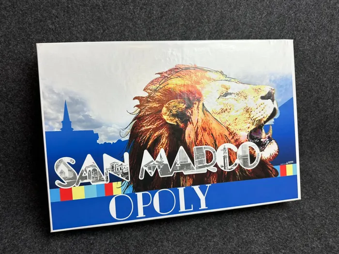 San Marco Opoly box top